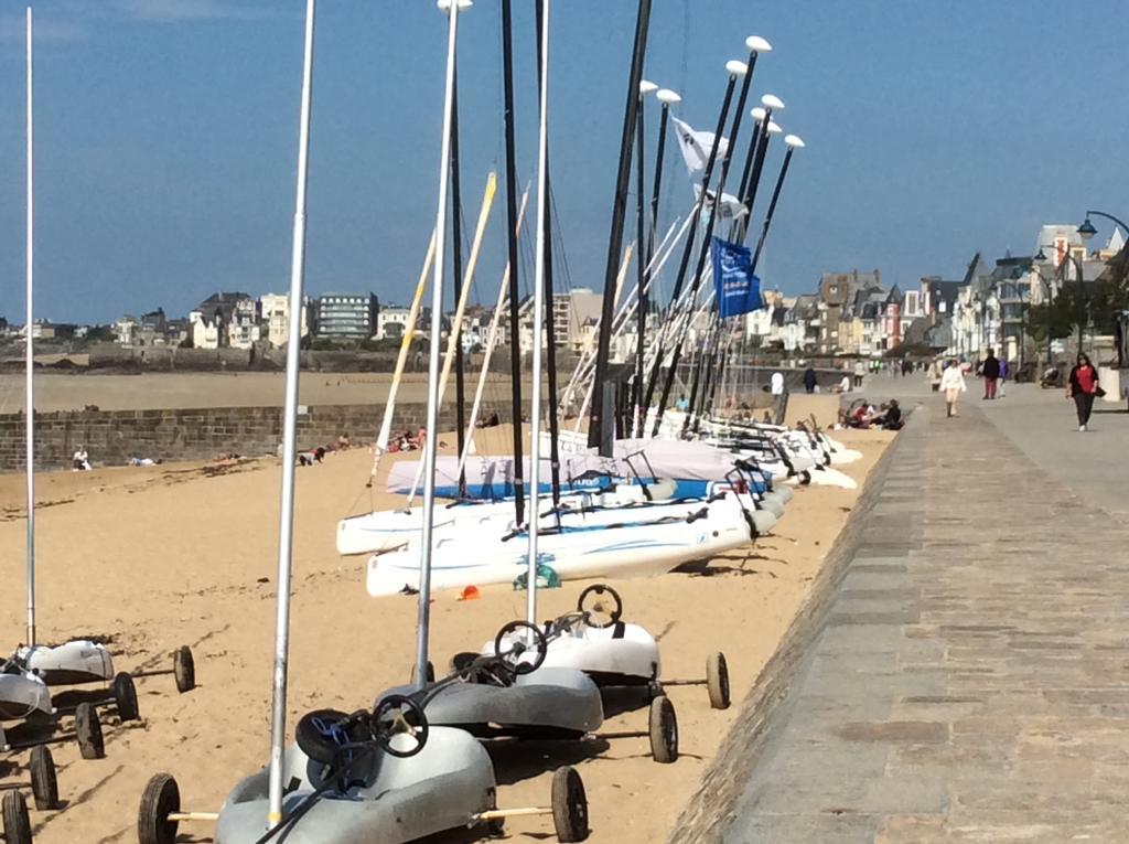 Bel Horizon, Au Pied De La Plage Du Sillon Saint-Malo Eksteriør bilde